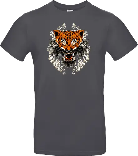 Angry Tiger Tora Tattoo