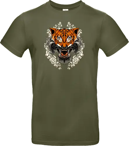 Angry Tiger Tora Tattoo