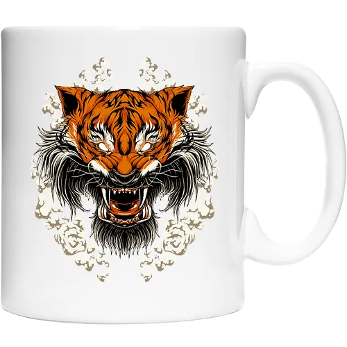 Angry Tiger Tora Tattoo