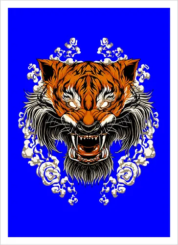 Angry Tiger Tora Tattoo