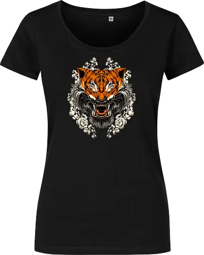 Angry Tiger Tora Tattoo