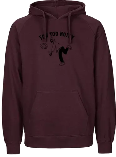 You Too Noisy - brain, overthinking, overthink, mental health, anxiety, skull, skeleton, happiness - Fairtrade Hoodie
