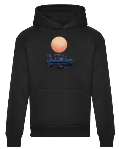 Boat Under The Moon