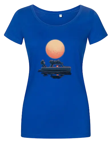 Boat Under The Moon