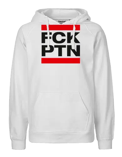 FCK PTN - schwarz - Fairtrade Hoodie