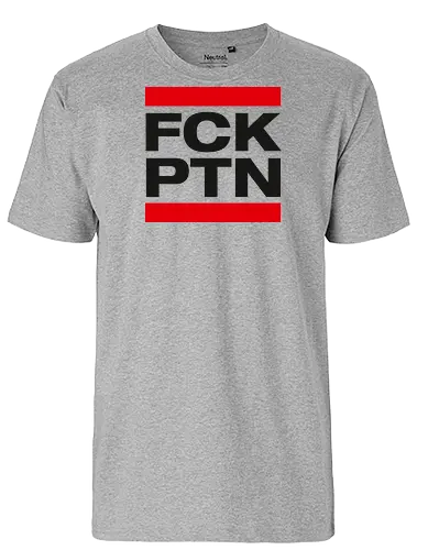 FCK PTN - schwarz - Fairtrade T-Shirt