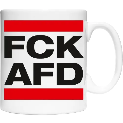 FCK AFD - schwarz - Keramiktasse