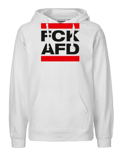 FCK AFD - schwarz - Fairtrade Hoodie