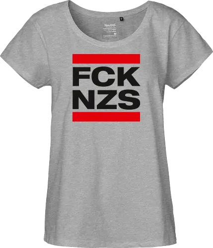 FCK NZS - schwarz - Fairtrade Girl Shirt