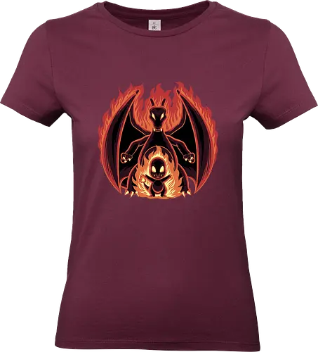 Fire Type Shadow - Starter, Pocket, Shadow - Standard T-Shirt (Frauen)