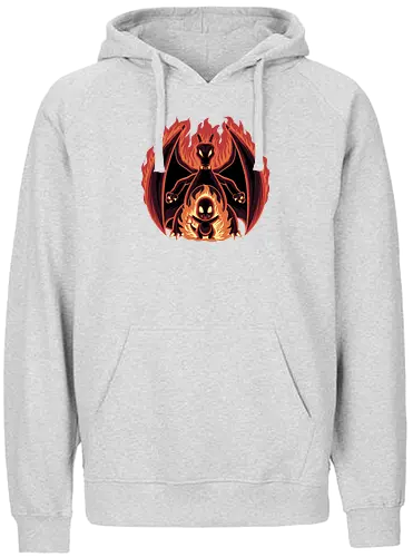 Fire Type Shadow - Starter, Pocket, Shadow - Fairtrade Hoodie