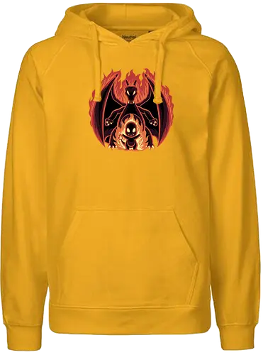 Fire Type Shadow - Starter, Pocket, Shadow - Fairtrade Hoodie
