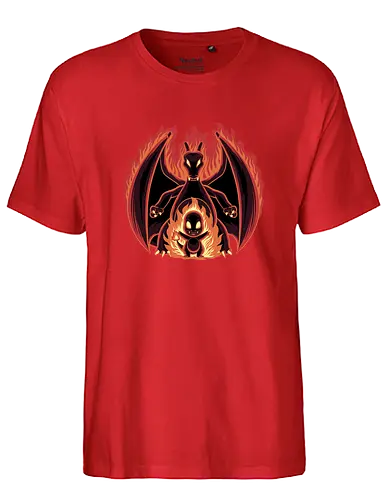 Fire Type Shadow - Starter, Pocket, Shadow - Fairtrade T-Shirt