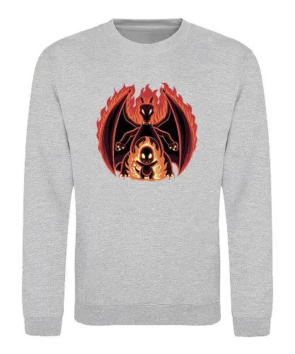 Fire Type Shadow - Starter, Pocket, Shadow - Sweatshirt