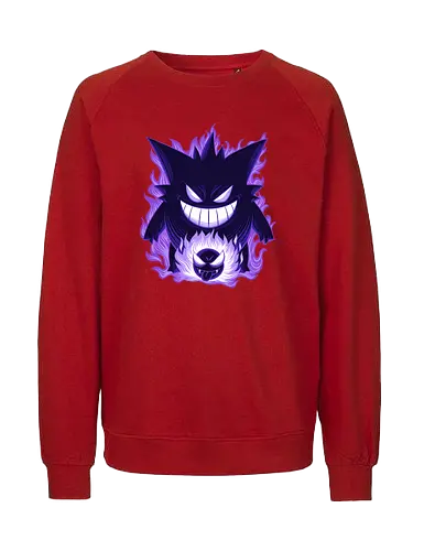 Ghost Type Shadow - Ghost Type, Pocket, Shadow - Fairtrade Sweatshirt