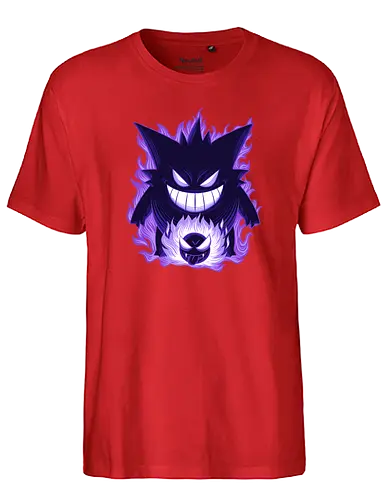 Ghost Type Shadow - Ghost Type, Pocket, Shadow - Fairtrade T-Shirt