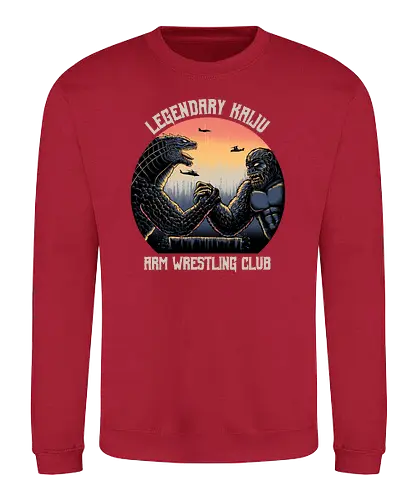 Legendary Kaiju Arm Wrestling Club - Kaiju, Monkey, Monster - Sweatshirt