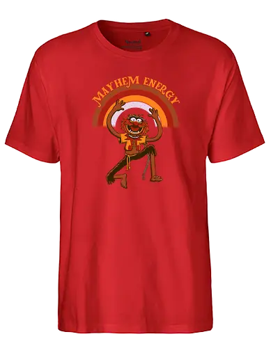 Mayhem Energy - Animal, Mayhem, Energy, Drummer - Fairtrade T-Shirt