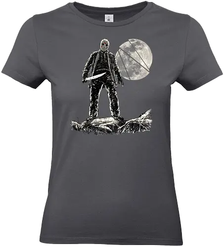 Moon slasher - Friday the 13th, jason vorhees, camp lake, horror, halloween, movie, pop culture, slayer - Standard T-Shirt (Frauen)