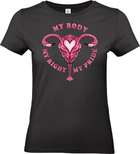 flamingo pride  - womanpower, rights, flamingo, bird, pink, beautiful, love - Standard T-Shirt (Frauen)