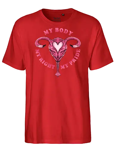 flamingo pride  - womanpower, rights, flamingo, bird, pink, beautiful, love - Fairtrade T-Shirt