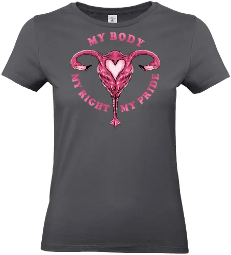 flamingo pride  - womanpower, rights, flamingo, bird, pink, beautiful, love - Standard T-Shirt (Frauen)