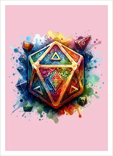 Colorful Mystery Dice