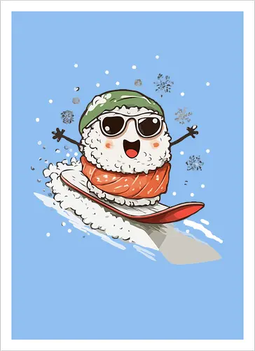 sushi snowboard