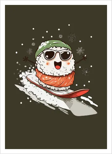 sushi snowboard