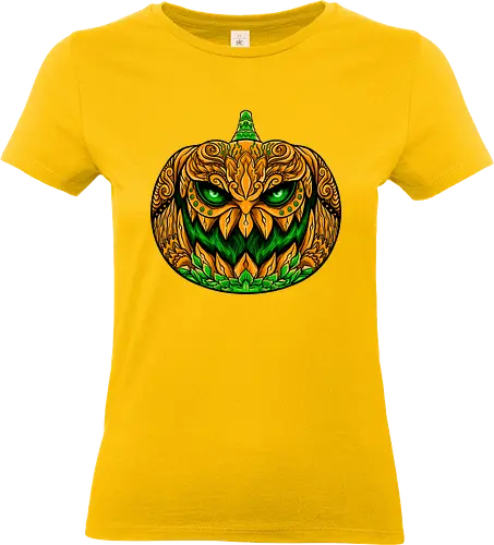 wild orange - halloween, pumpkin, scary, creepy, fruit, horror - Standard T-Shirt (Frauen)