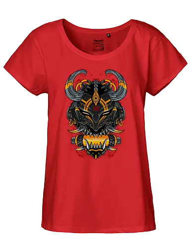 black oni  - oni, japanese, halloween, horror, devil, anime, samurai, ninja, shinobi - Fairtrade Girl Shirt