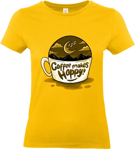 insomnia - coffee, caffeine, cool, latte, cafe, insomnia, drink, happy - Standard T-Shirt (Frauen)