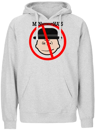 Without Hats Art - Clock, Nut, Cartoon, Movie - Fairtrade Hoodie