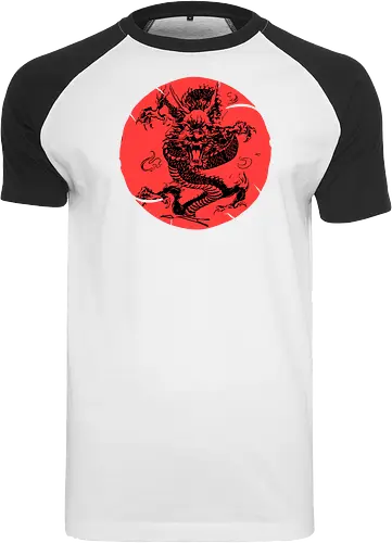 Japanese Dragon Red Sunset Tattoo 