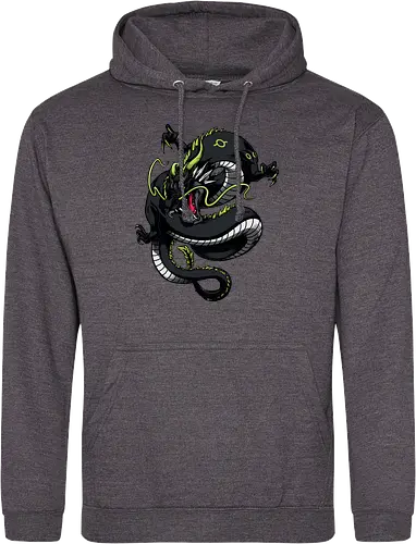 Black Japanese Dragon Tattoo