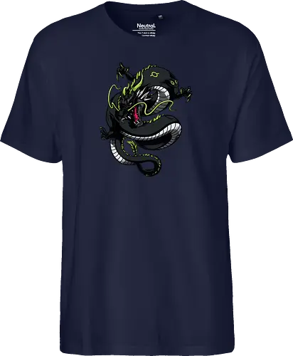 Black Japanese Dragon Tattoo