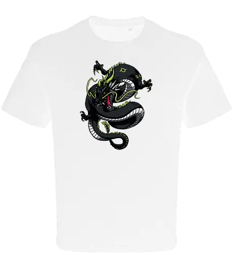 Black Japanese Dragon Tattoo