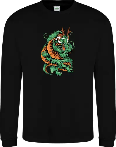 Angry Japanese Dragon Tattoo