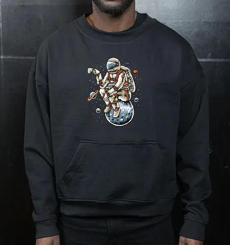 Astronaut Outer Space Coffee Break