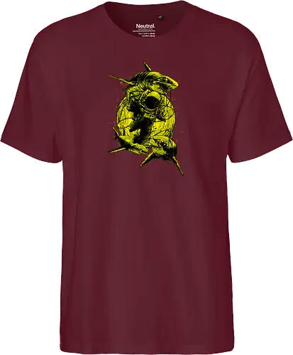 Astronaut Outer Space Deep Sea Diver Sharks Attack