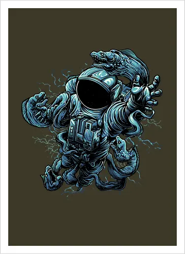 Astronaut Outer Space Deep Sea Diver