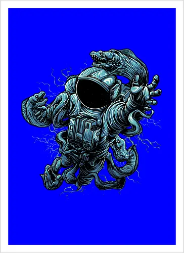 Astronaut Outer Space Deep Sea Diver