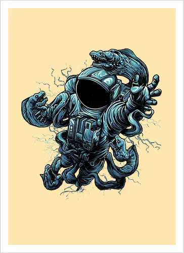 Astronaut Outer Space Deep Sea Diver