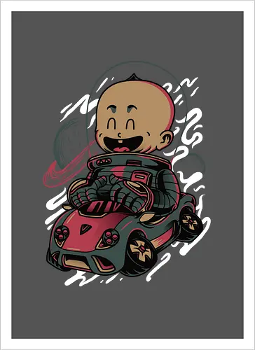 Happy Baby Astronaut Driver