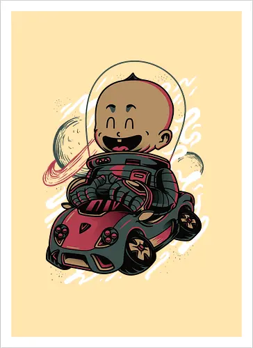 Happy Baby Astronaut Driver