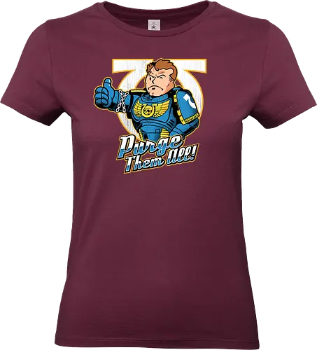 Purge them all - ultra, marine, space, emperor, war, game - Standard T-Shirt (Frauen)