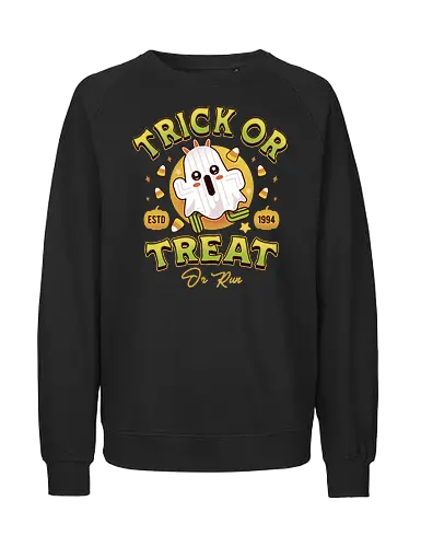 Cactus Halloween - final, fantasy, Cactus, halloween, ghost, horror, video game, gaming, gamer, Cloud - Fairtrade Sweatshirt
