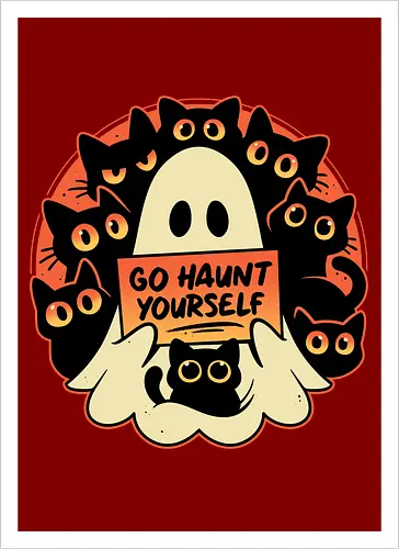 Rude Cursing Ghost