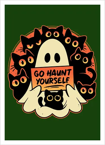 Rude Cursing Ghost