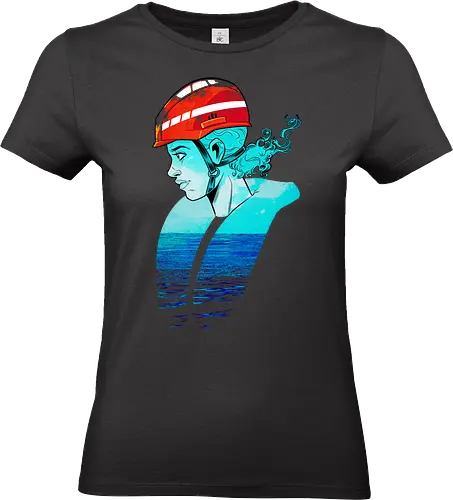 Seenotretterin - seenotrettung, seapunks, seenotretterin, mittelmeer - Standard T-Shirt (Frauen)